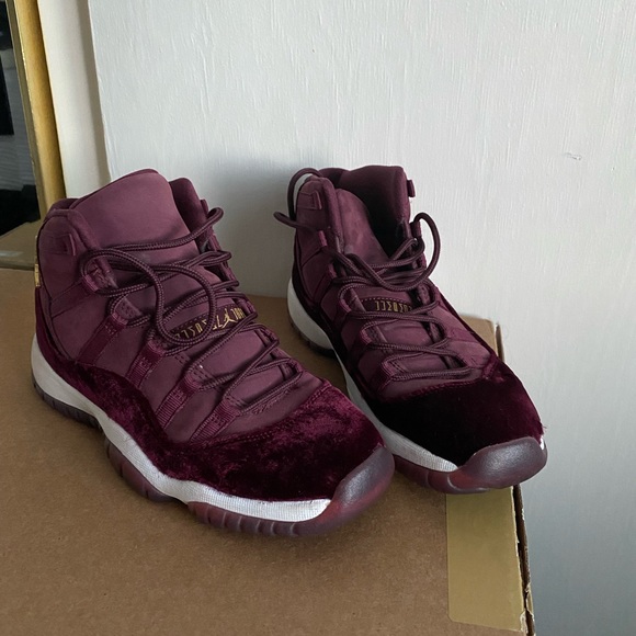 Night Maroon Heiress Red Velvet Jordans Air Jordan 11 Retro GG